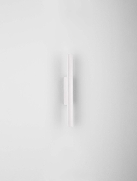 Nova Luce LED Wandleuchte Paron 8W warmweiss 3000K Weiß Aluminium 30x7cm 9060235