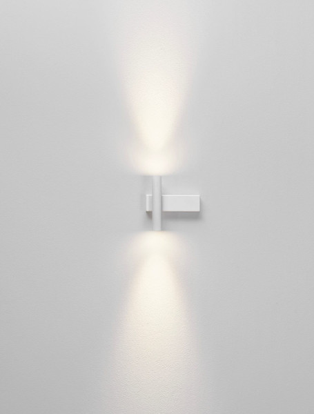 Nova Luce LED Wandleuchte Paron 6W warmweiss 3000K Weiß Aluminium 15x15cm 9060241