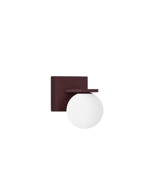 Nova Luce LED Außen-Wandleuchte Oracle 9W warmweiss 3000K IP65 salzwasserfest Cortenstahl Glas Aluminium 22x17,5cm 9060244