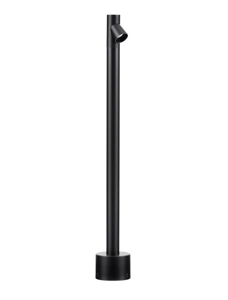 Nova Luce LED Wegeleuchte Lord drehbar 4W warmweiss 3000K IP65 salzwasserfest Schwarz Aluminium 60cm 9060247
