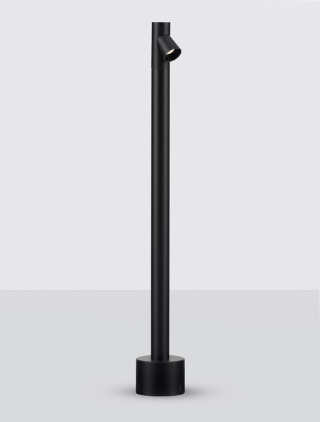 Nova Luce LED Wegeleuchte Lord drehbar 4W warmweiss 3000K IP65 salzwasserfest Schwarz Aluminium 60cm 9060247