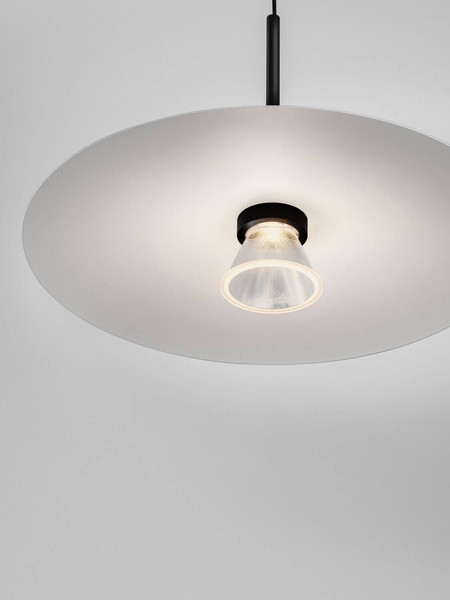 Nova Luce LED Pendelleuchte Lopo 8W warmweiss 3000K Schwarz Stahl Aluminium Ø35cm 9060254