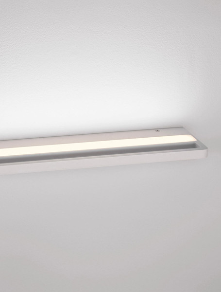Nova Luce LED Wandleuchte Pablo 12W warmweiss 3000K Weiß Aluminium 40x12cm 9060258