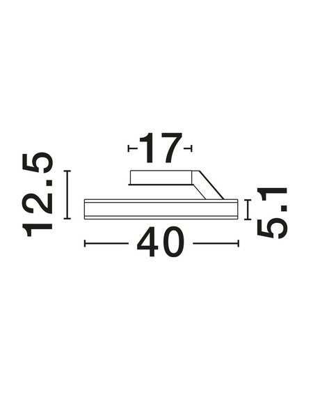 Nova Luce LED Deckenleuchte Bianco dimmbar 28W CCT warm-/neutralweiss 2700/3000/4000K Schwarz Aluminium Ø40cm 9060283