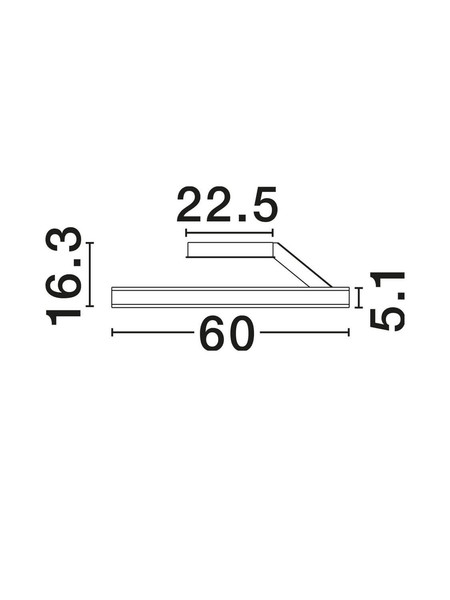 Nova Luce LED Deckenleuchte Bianco dimmbar 40W CCT warm-/neutralweiss 2700/3000/4000K Weiß Aluminium Ø60cm 9060286