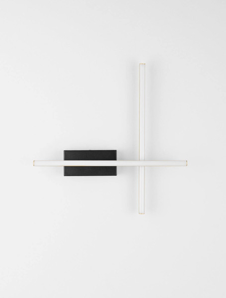 Nova Luce LED Wandleuchte Quam dimmbar 14W warmweiss 3200K Schwarz Gold Stahl Aluminium 41x41cm 9081816