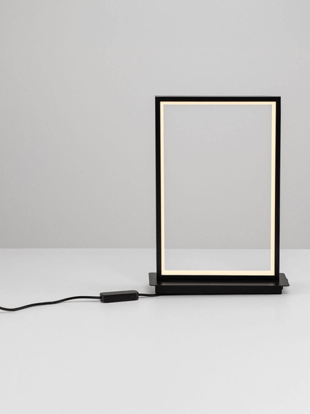 Nova Luce LED Tischleuchte Alis dimmbar 14W warmweiss 3200K Schwarz Stahl Aluminium 31x22cm 9081823
