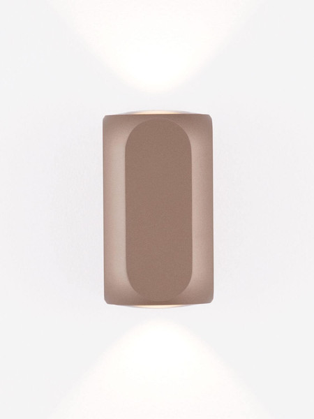 Nova Luce LED Wandleuchte Elli 8W warmweiss 3000K Champagnergold Aluminium 10,5x6cm 9088113
