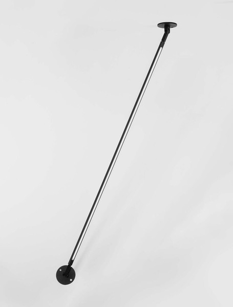 Nova Luce LED Wand-/Deckenleuchte Sima 15W warmweiss 3000K Schwarz Aluminium Ø8cm 9088114