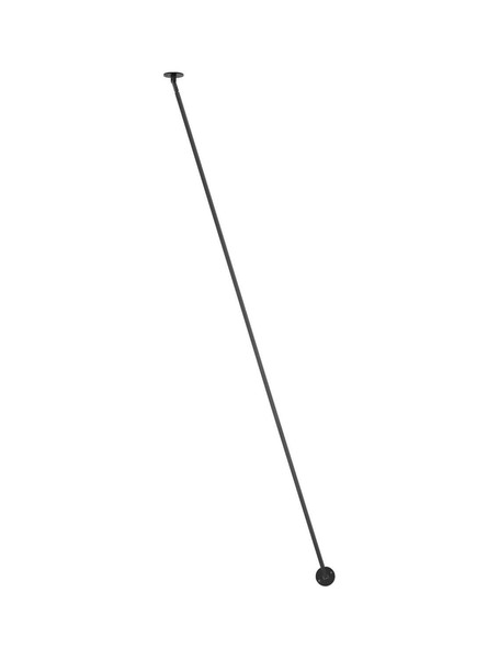 Nova Luce LED Wand-/Deckenleuchte Sima 30W warmweiss 3000K Schwarz Aluminium Ø8cm 9088115