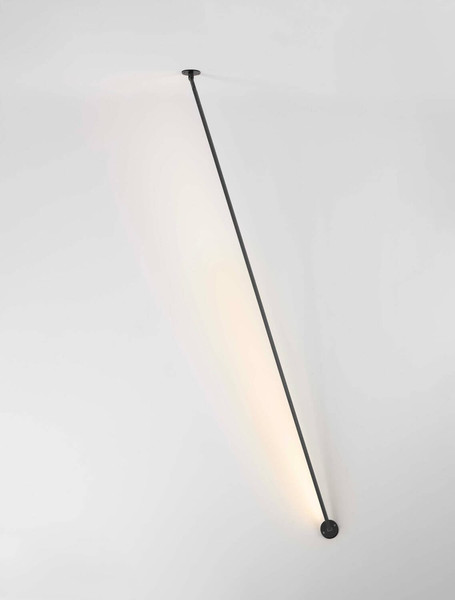 Nova Luce LED Wand-/Deckenleuchte Sima 30W warmweiss 3000K Schwarz Aluminium Ø8cm 9088115