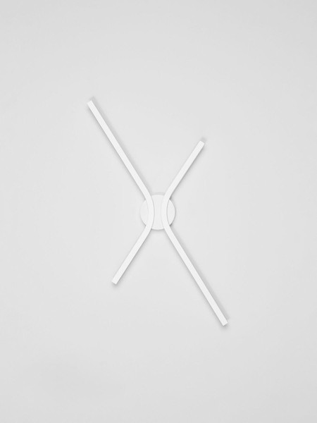 Nova Luce LED Wandleuchte Akro dimmbar 16W CCT warm-/neutralweiss 2700/3000/4000K Weiß Aluminium 60x35cm 9088117