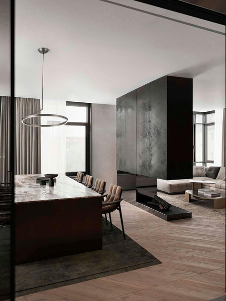 Nova Luce LED Pendelleuchte Tilia dimmbar 31W CCT warm-/neutralweiss 2700/3000/4000K Nickel matt Aluminium Ø60cm 9088139