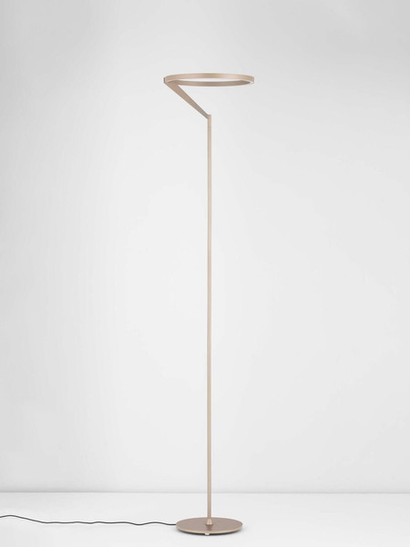 Nova Luce LED Stehleuchte Tilia dimmbar 26W warmweiss 3000K Champagnergold Aluminium 168cm 9088142
