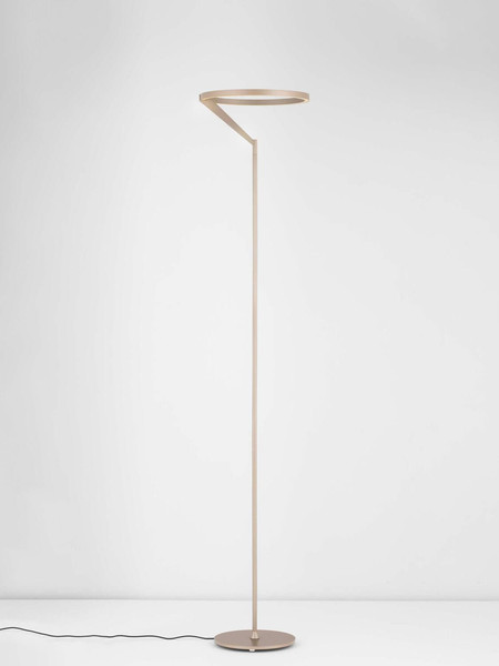 Nova Luce LED Stehleuchte Tilia dimmbar 26W warmweiss 3000K Champagnergold Aluminium 168cm 9088142