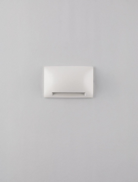 Nova Luce LED Außen-Wandleuchte Sub 5W warmweiss 3000K IP65 salzwasserfest Weiß Aluminium 13,5x8,5cm 9136417