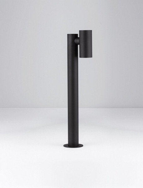 Nova Luce LED Wegeleuchte Pec schwenkbar 8W warmweiss 3000K IP65 salzwasserfest Schwarz Aluminium 70cm 9136420