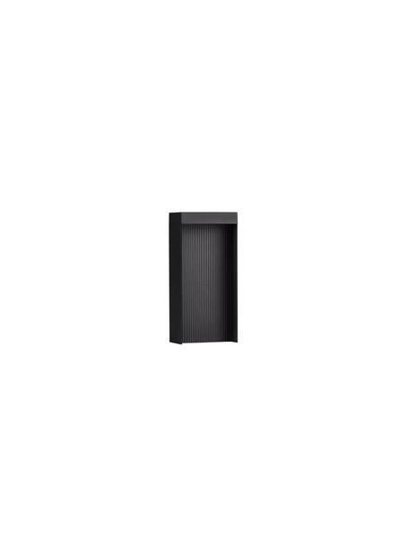 Nova Luce LED Sockelleuchte Alley 8W warmweiss 3000K IP65 salzwasserfest Anthrazit Aluminium 30cm 9136422