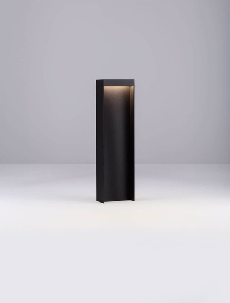 Nova Luce LED Wegeleuchte Alley 8W warmweiss 3000K IP65 salzwasserfest Anthrazit Aluminium 50cm 9136423