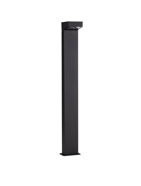 Nova Luce LED Wegeleuchte Rob 13W warmweiss 3000K IP65 salzwasserfest Schwarz Aluminium 90cm 9136430