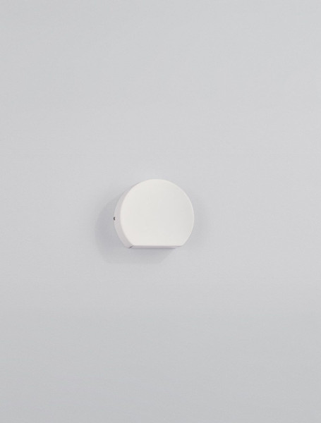 Nova Luce LED Außen-Wandleuchte Sango 4W warmweiss 3000K IP54 salzwasserfest Weiß Aluminium 10x8,5cm 9136434