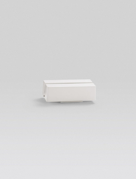Nova Luce LED Fassadenleuchte Dio 4W warmweiss 3000K IP65 Weiß Aluminium 15,5x8,5cm 9136451