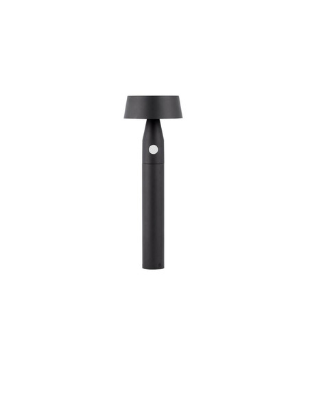 Nova Luce LED Solar-Wegeleuchte Chiaro 1W warmweiss 3000K Bewegungsmelder IP54 Schwarz Aluminium 50cm 9136462