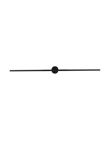 Nova Luce LED Wandleuchte Cretel 15W warmweiss 3000K IP44 Schwarz Aluminium 90x8cm 9172871