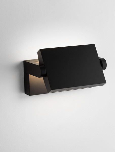 Nova Luce LED Außen-Wandleuchte Sally schwenkbar 20W warmweiss 3000K IP54 salzwasserfest Schwarz Aluminium 21x16,5cm 9176105