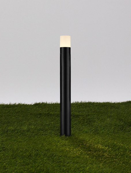 Nova Luce LED Wegeleuchte Paul 10W warmweiss 3000K IP65 salzwasserfest Schwarz Aluminium 80cm 9176110