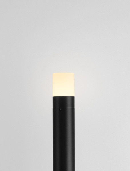 Nova Luce LED Wegeleuchte Paul 10W warmweiss 3000K IP65 salzwasserfest Schwarz Aluminium 80cm 9176110