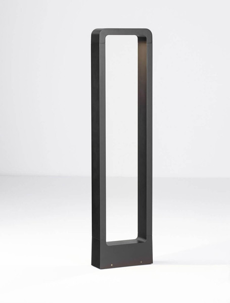 Nova Luce LED Wegeleuchte Minimal 7W warmweiss 3000K IP65 salzwasserfest Schwarz Aluminium 65cm 9176112