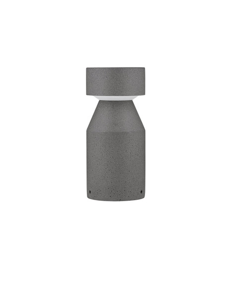 Nova Luce LED Sockelleuchte Lua 12W warmweiss 3000K IP65 salzwasserfest Schwarz Beton 35,5cm 9186185
