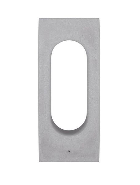 Nova Luce LED Sockelleuchte Stage 6W warmweiss 3000K IP65 salzwasserfest Grau Beton 35cm 9186707