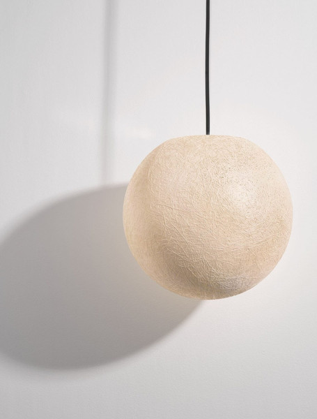 Nova Luce Außen-Pendelleuchte Moon E14 IP65 salzwasserfest Weiß Ø30cm 9186714