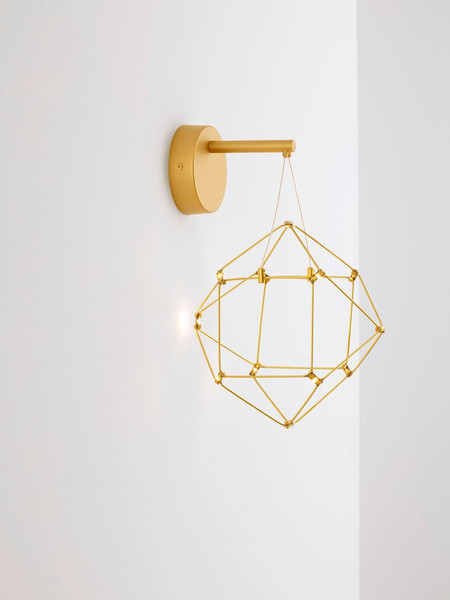 Nova Luce LED Pendelleuchte Nebula 6W warmweiss 3000K Gold Aluminium Kupfer 23x17cm 9186903