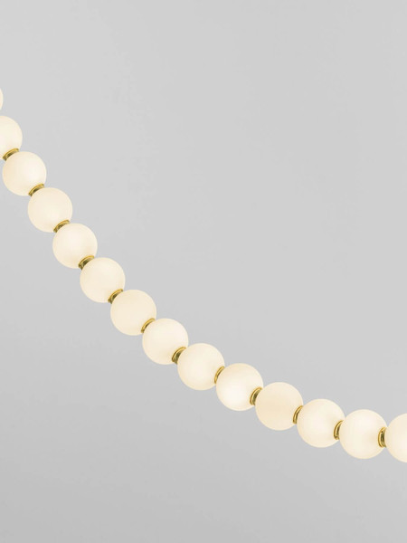 Nova Luce LED Pendelleuchte Perla dimmbar 109W warmweiss 3000K Gold Opal Glas Metall 500cm 9186957