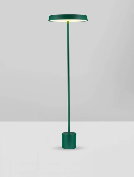Nova Luce LED Stehleuchte Vetro 33W warmweiss 3000K Grün Aluminium 136cm 9223417