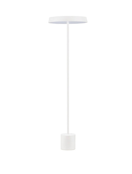 Nova Luce LED Stehleuchte Vetro 33W warmweiss 3000K Weiß Aluminium 136cm 9223418