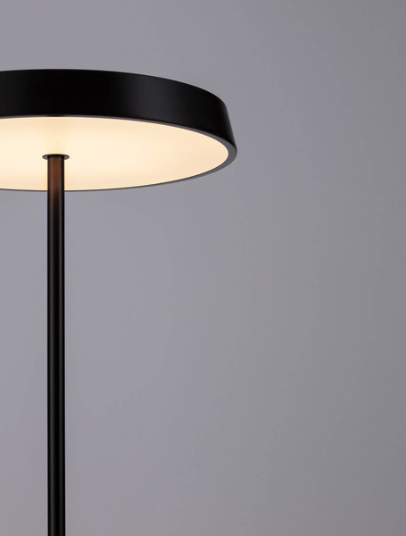 Nova Luce LED Stehleuchte Vetro 33W warmweiss 3000K Schwarz Aluminium 136cm 9223419