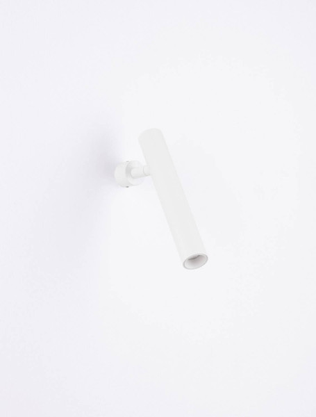 Nova Luce LED Wandleuchte Arlo schwenkbar 6W warmweiss 3000K Weiß Aluminium Ø3cm 9232133