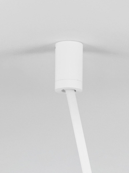 Nova Luce LED Deckenleuchte Stilvi schwenkbar 4W warmweiss 3000K Weiß Aluminium Ø5x50cm 9232140