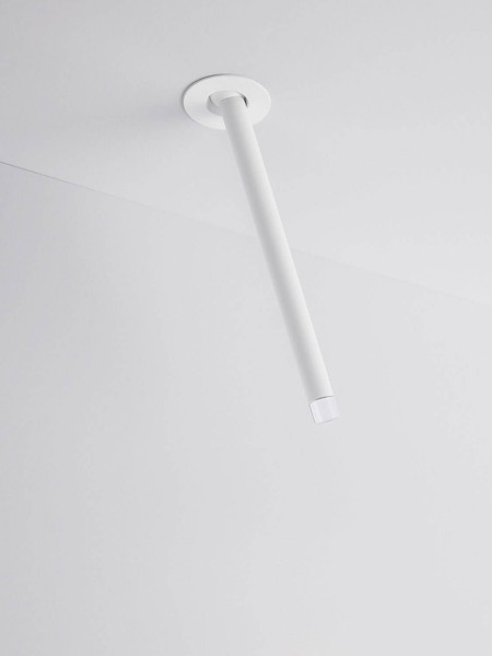 Nova Luce LED Deckenleuchte Stilvi schwenkbar 4W warmweiss 3000K Weiß Aluminium Ø5x24cm 9232144