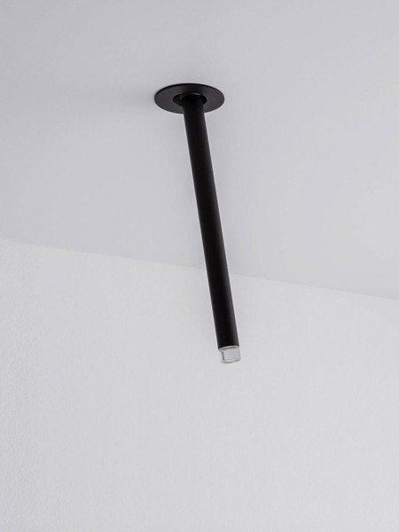 Nova Luce LED Deckenleuchte Stilvi schwenkbar 4W warmweiss 3000K Schwarz Aluminium Ø5x24cm 9232145