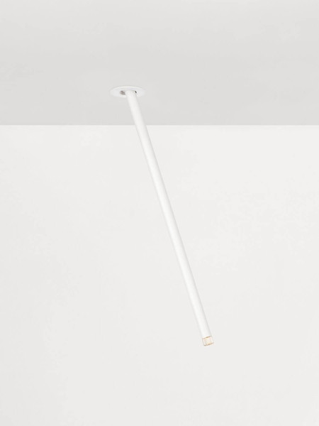 Nova Luce LED Deckenleuchte Stilvi schwenkbar 4W warmweiss 3000K Weiß Aluminium Ø5x44cm 9232146