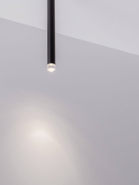 Nova Luce LED Deckenleuchte Stilvi schwenkbar 4W warmweiss 3000K Schwarz Aluminium Ø5x44cm 9232147