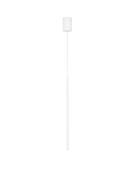 Nova Luce LED Pendelleuchte Stilvi 4W warmweiss 3000K Weiß Aluminium Ø8cm 9232150