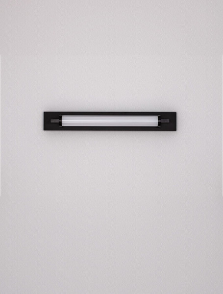 Nova Luce LED Wandleuchte Fasko 13W warmweiss 3000K IP44 Schwarz Glas Metall 60x9,5cm 9236300