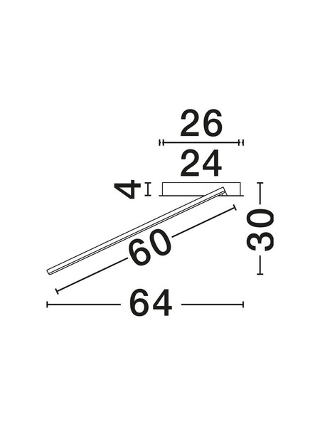 Nova Luce LED Deckenleuchte Kiklos dimmbar 30W warmweiss 3000K Weiß Stahl Aluminium 64x60cm 9248173