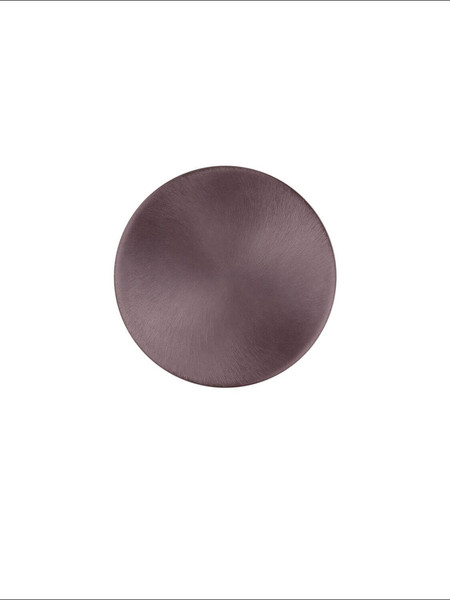 Nova Luce LED Wandleuchte Cyrcle 12W warmweiss 3000K Kaffeebraun Stahl Ø22cm 9248177